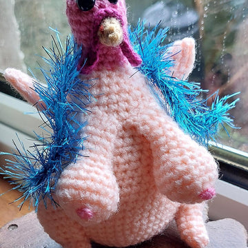 Gloria the Tinsel Titty Turkey