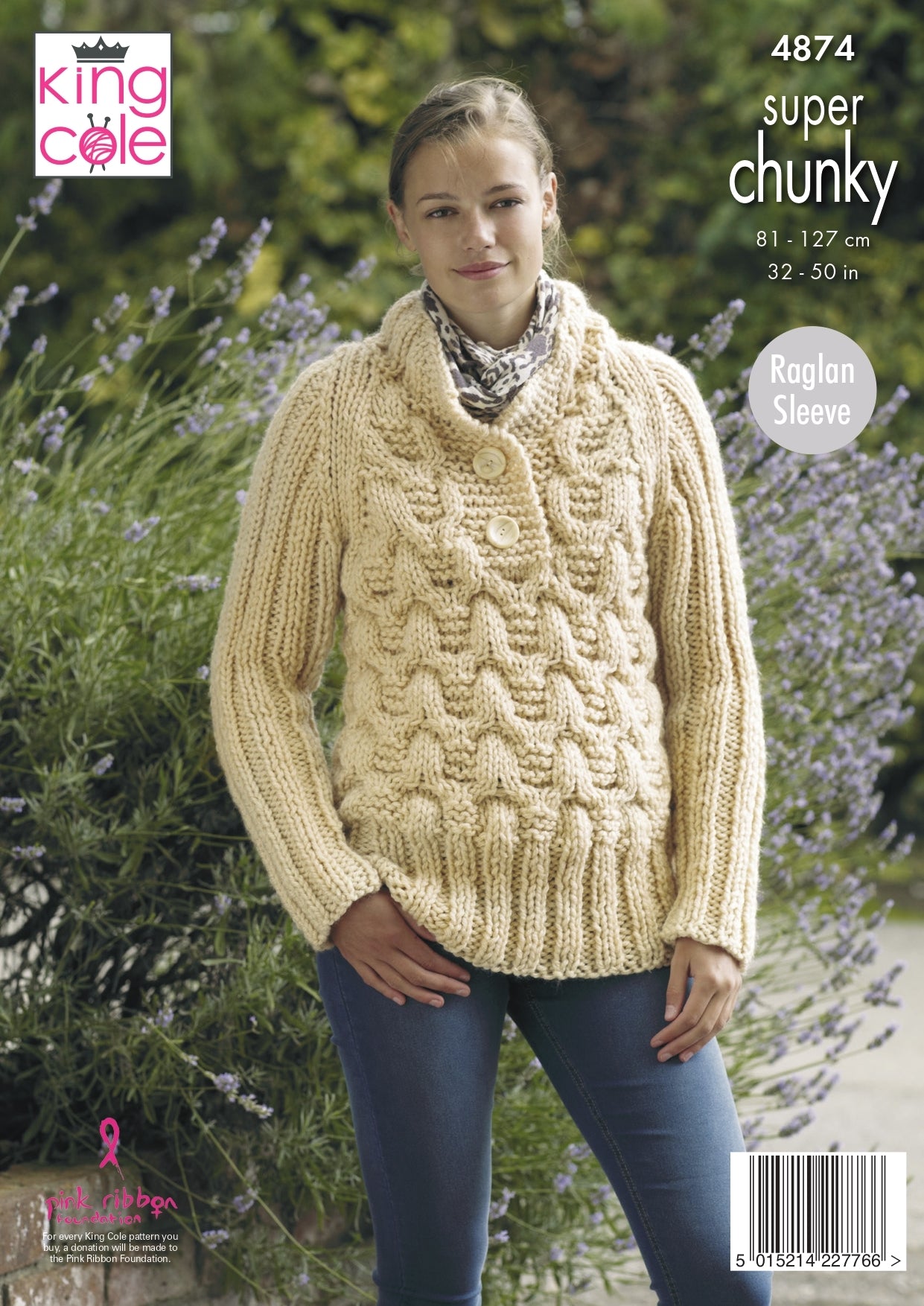 Jacket & Sweater in King Cole Big Value Super Chunky - 4874 - Downloadable PDF