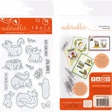 Tonic Studios Clear Stamps - Scent Wiff Love