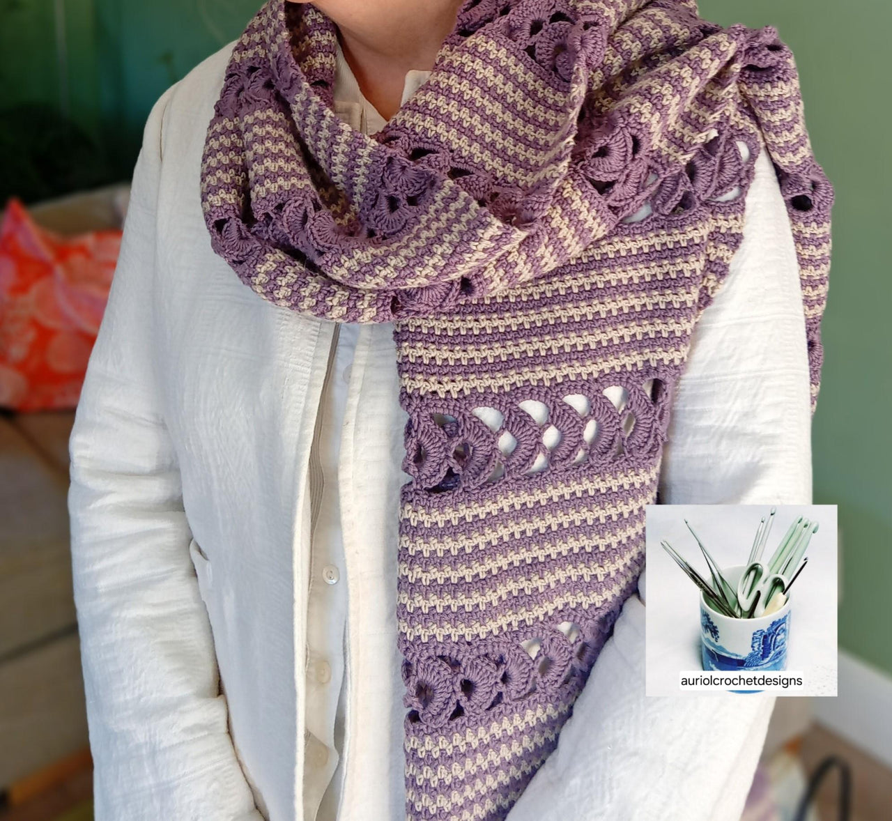 Spring Lavender Wrap