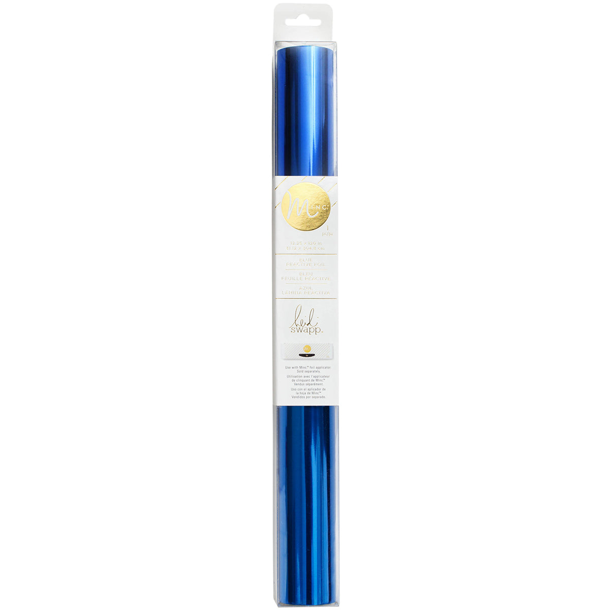 American Crafts Heidi Swapp Minc Reactive Foil 12.25" - Blue 10' Roll