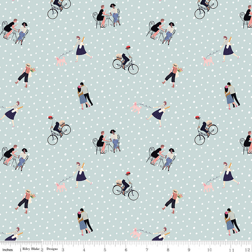 Riley Blake Designs Saturday in Paris - RBC11361MINT