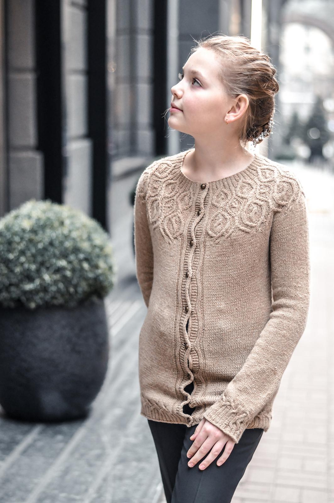 Fanciful Flower Cardigan