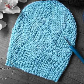 AQUA knit-look beanie