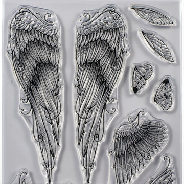 Creative Expressions Pink Ink Designs A5 Clear Stamp Set - Flying High
