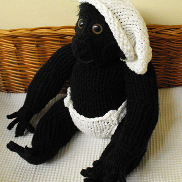 Cilla The Ugly Baby Gorilla Superfast knitting pattern