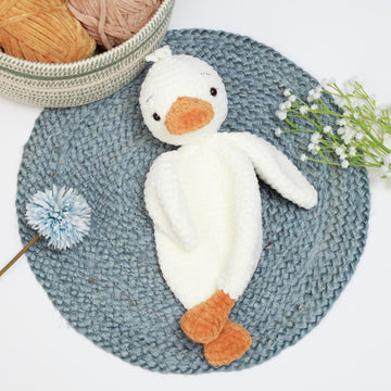 Duck snuggler crochet pattern