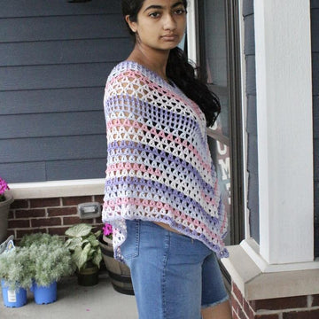 Radiance Crochet Poncho Pattern