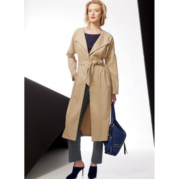 Vogue Misses' Drop-Shoulder Jackets, Belt, Top with Yokes, and Pull-On Pants V9246 - Sewing Pattern