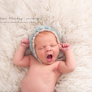 Easy Newborn Mohair Bonnet