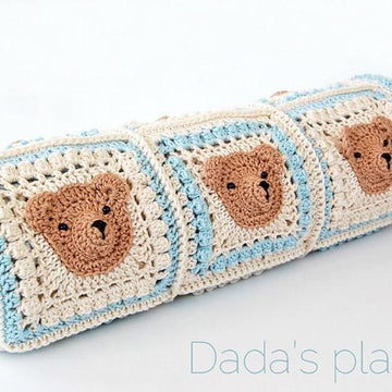 Vintage Style Teddy Bear Blanket