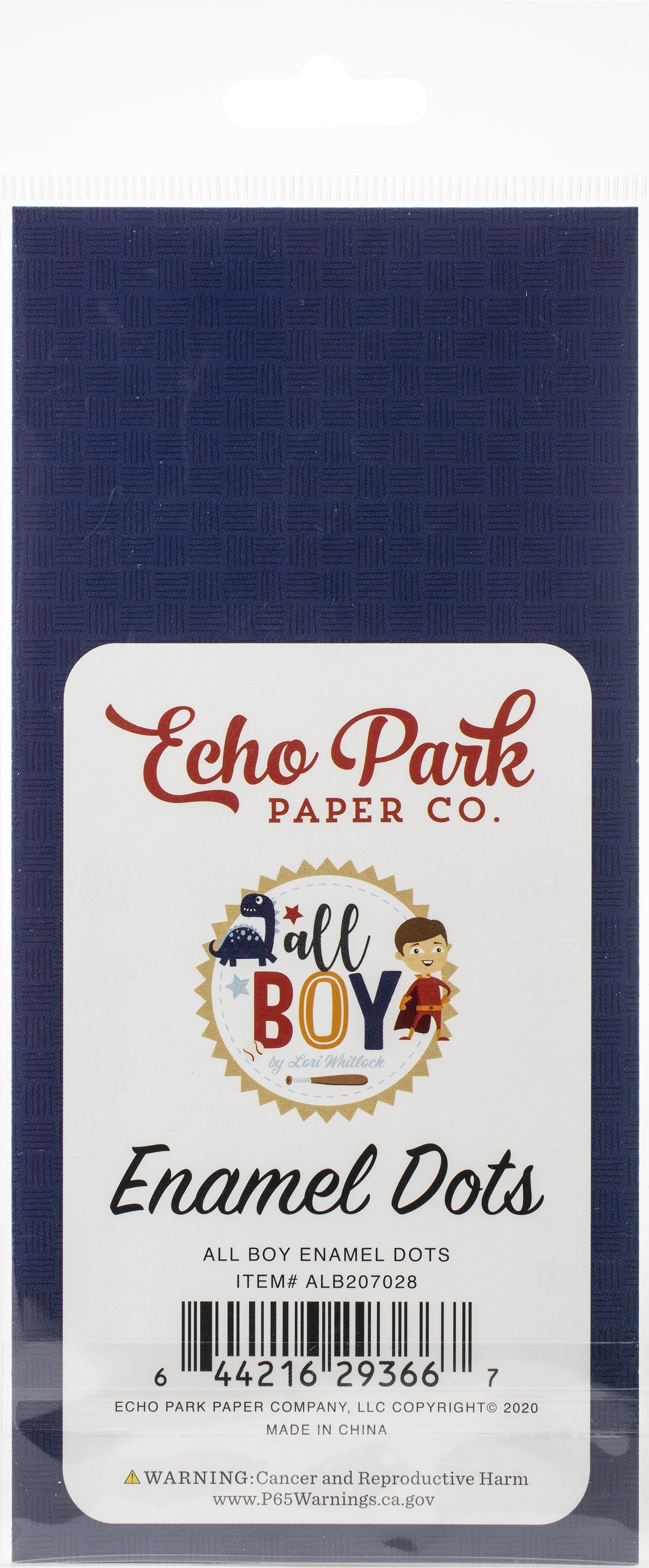 Echo Park Paper Echo Park Adhesive Enamel Dots 60/Pkg - All Boy