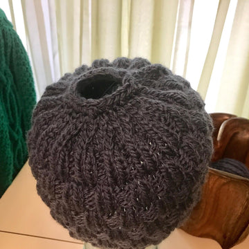 Basketweave Messy Bun Hat