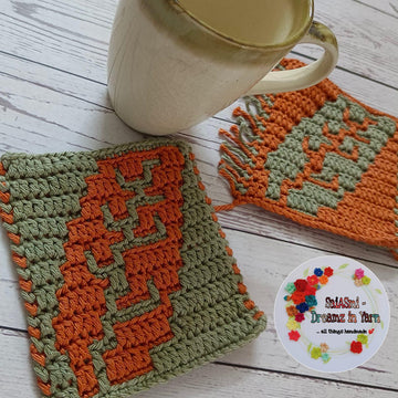 Fallen Leaf Mosaic Coasters
