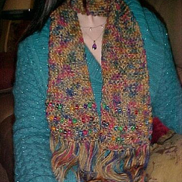 Make Your Own Beaded Scarf