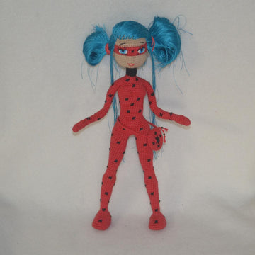 Crochet Pattern Ladybug Amigurumi doll