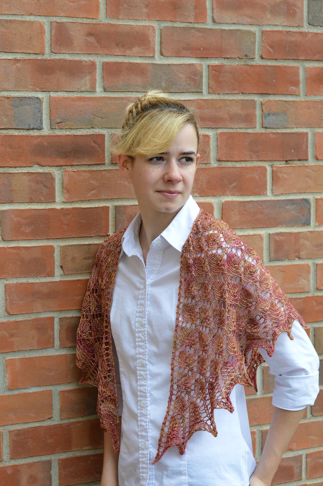 Fall Backward/Spring Forward Shawlette