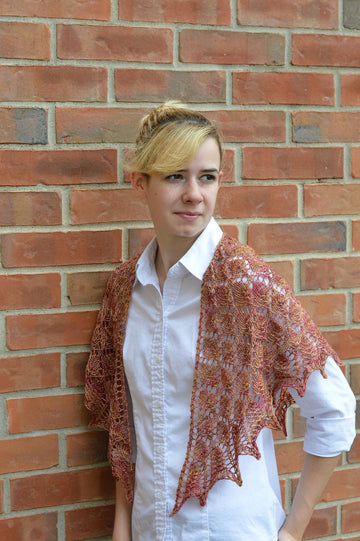 Fall Backward/Spring Forward Shawlette