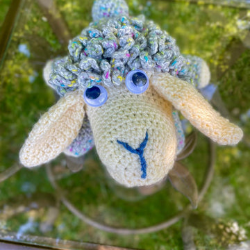 Sheep Crochet Hand Puppet