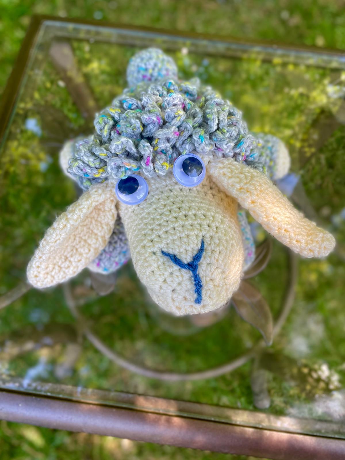 Sheep Crochet Hand Puppet
