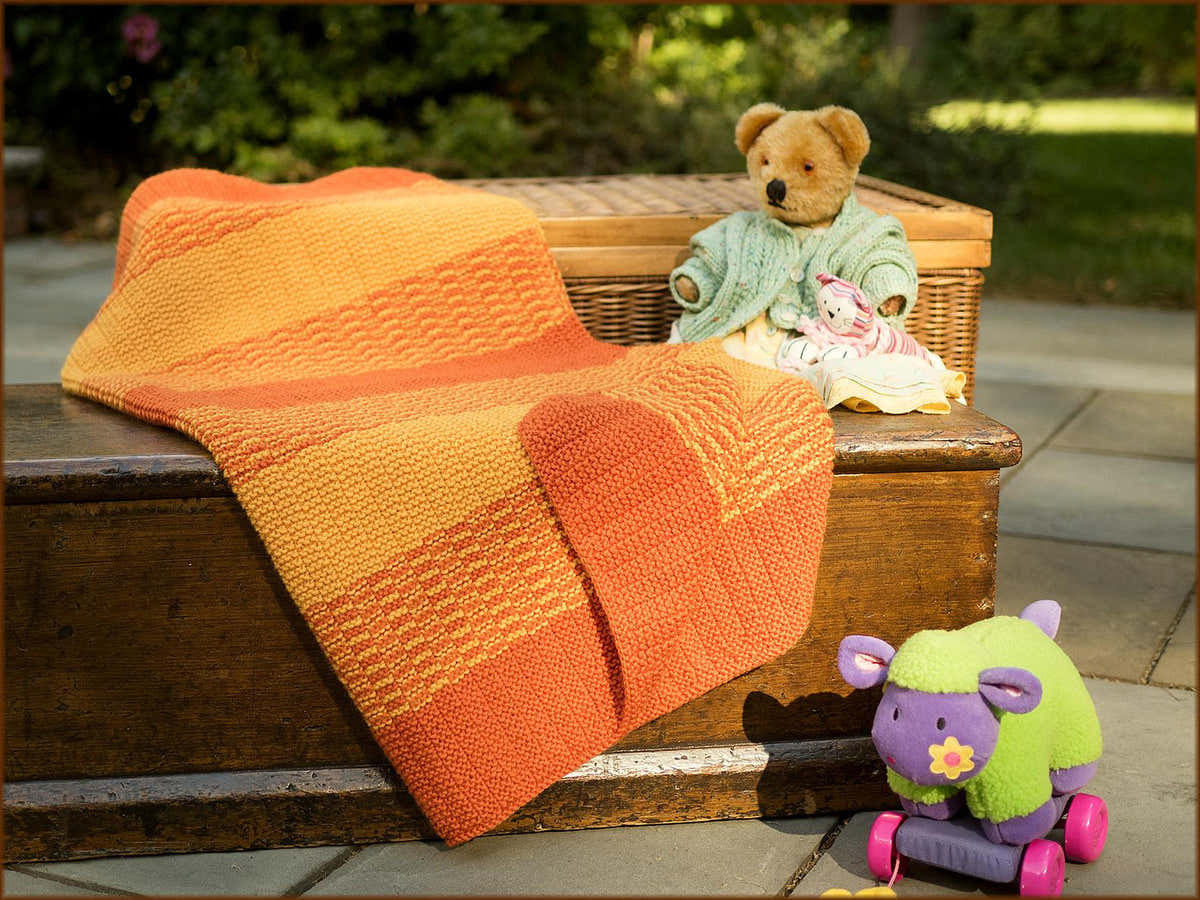 Winsford Stroller Blanket Knitting Pattern