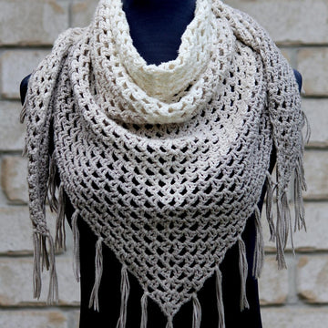 Almost a Granny Triangle Scarf