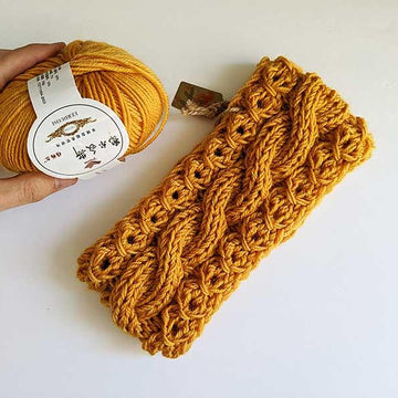 Chunky Lace Cable Headband