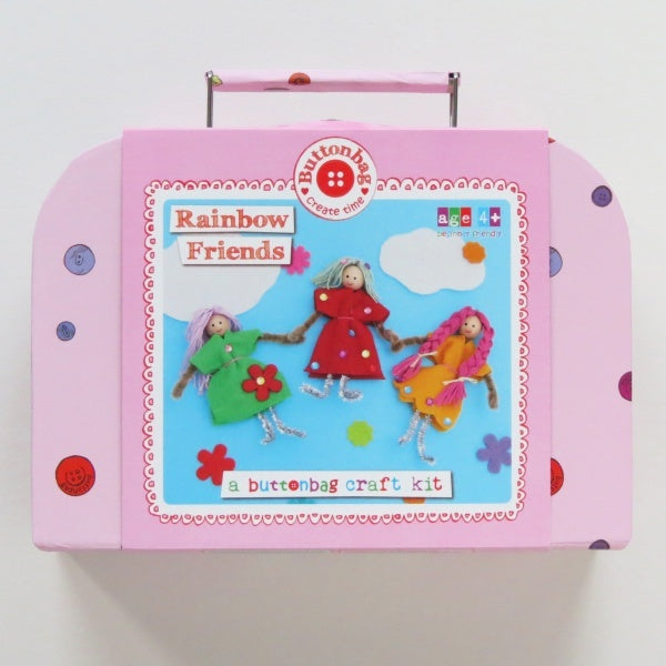 Buttonbag Rainbow Friends Craft Kit - Multi