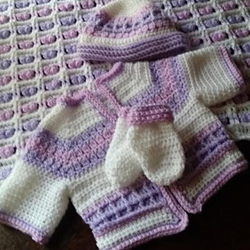 Lavender dreams baby set