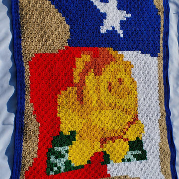 Yellow Rose of Texas Afghan
