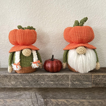 Pumpkin Gnome Crochet Pattern