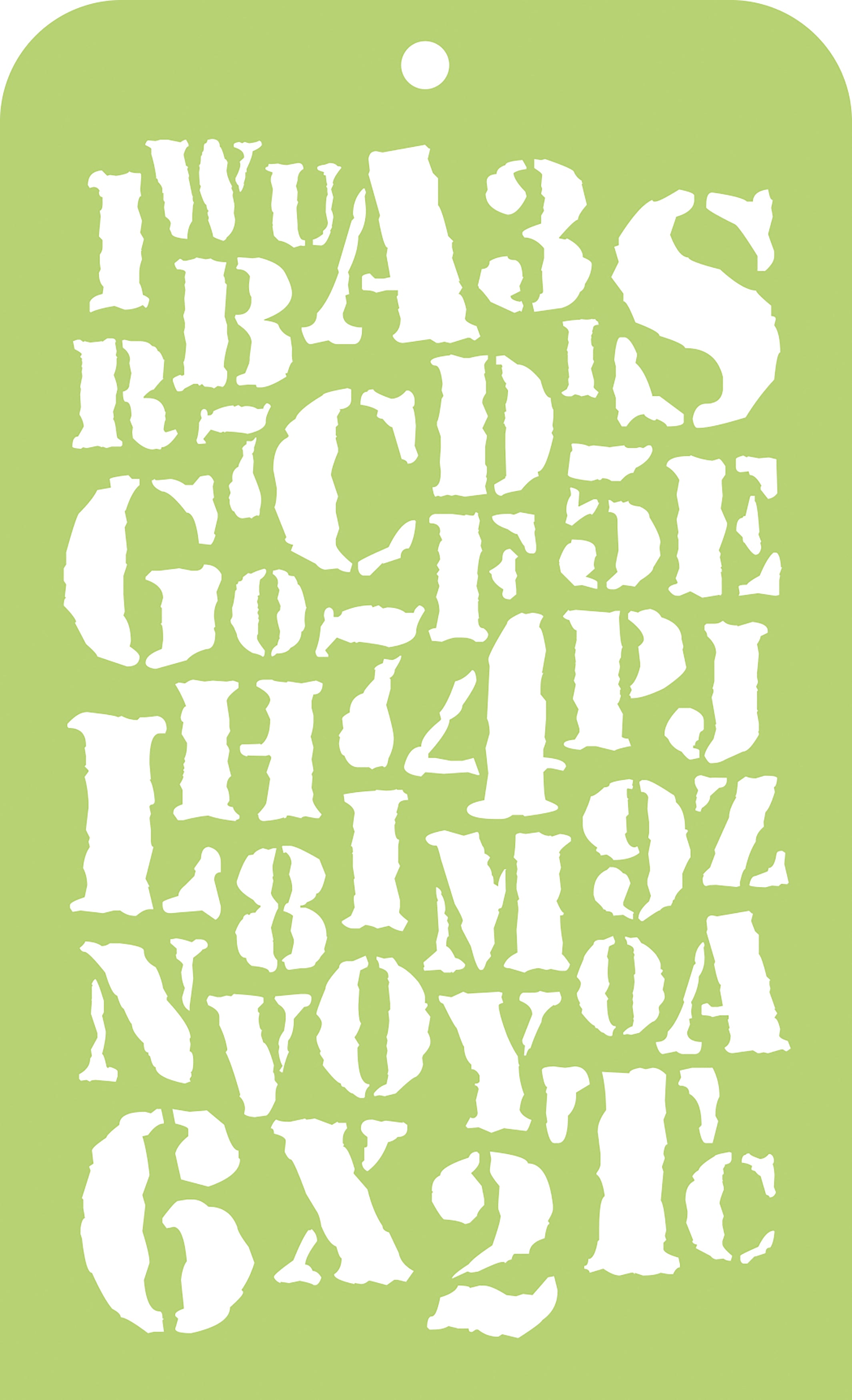 Kaisercraft Mini Designer Templates 3.5"X5.75" - Typography