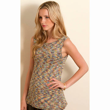 Miami Tank - Top Knitting Pattern for Women in Tahki Yarns Tandem