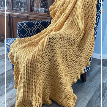 Cozy Buttercup Crochet Blanket