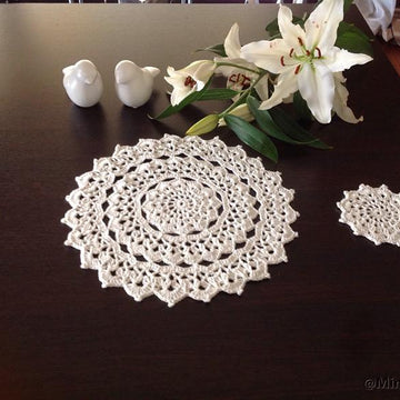 Crochet Placemat & Coaster Set N 109