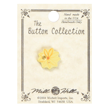 Mill Hill Button 86366 - Yellow Spring Flower