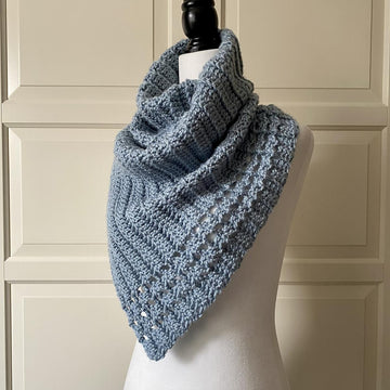 Beginners Cowl Scarf Pattern: Bussin-Beginners Cowl-Scarf