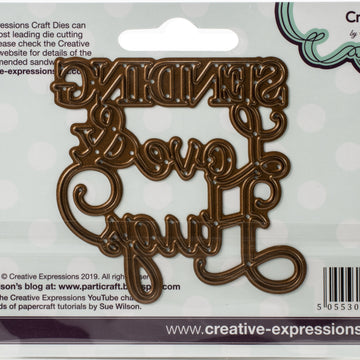 Creative Expressions Craft Dies By Sue Wilson - Mini Expressions- Love & Hugs