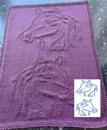 Nr. 701 Horse guest towel