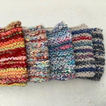 Charity scarf from scraps