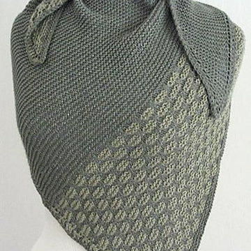 K836-Basket Stitch Shawl