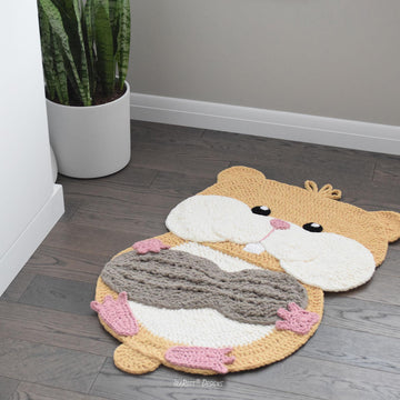 Peanut The Hamster Rug