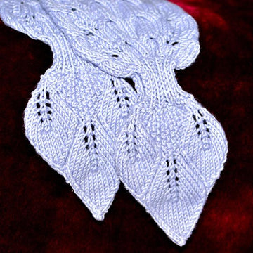 Leaves and Cables Scarf