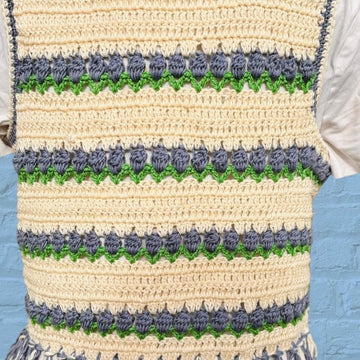Tulip Crochet Waistcoat