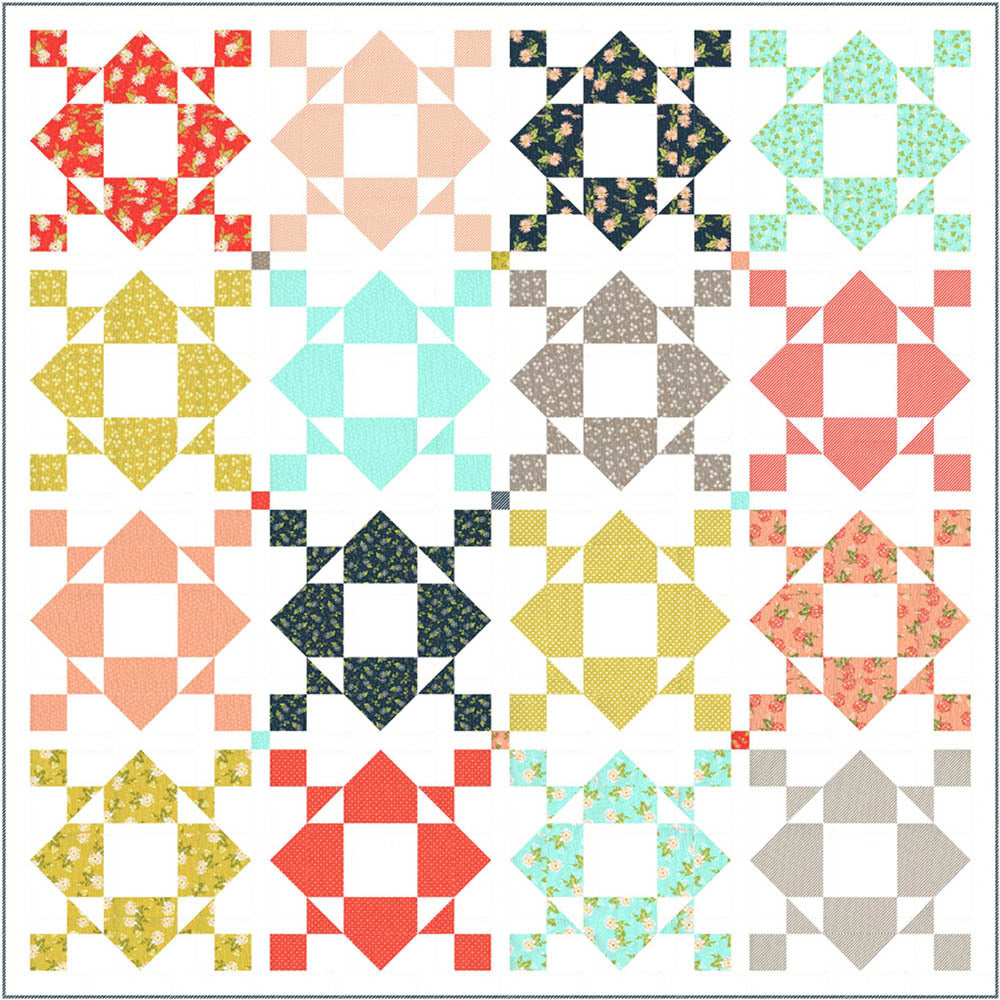 Moda Fabrics Origami Pattern - CSD 119