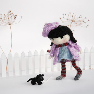 Zefirka Doll and her dog