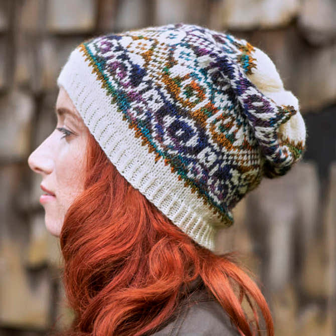 Applegate Hat in Berroco Millefiori Light & Ultra Wool Fine - Downloadable PDF