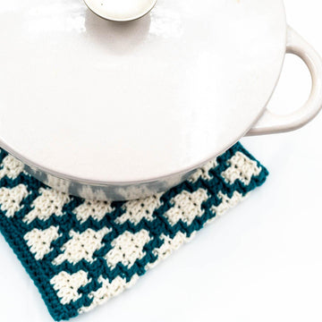 Mosaic Crochet Hot Pad