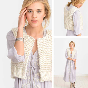 Lanesboro Vest in Blue Sky Fibers - 20155 - Downloadable PDF