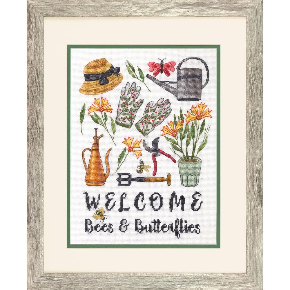 Dimensions Garden Time Counted Cross Stitch Kit - 9in x 12in